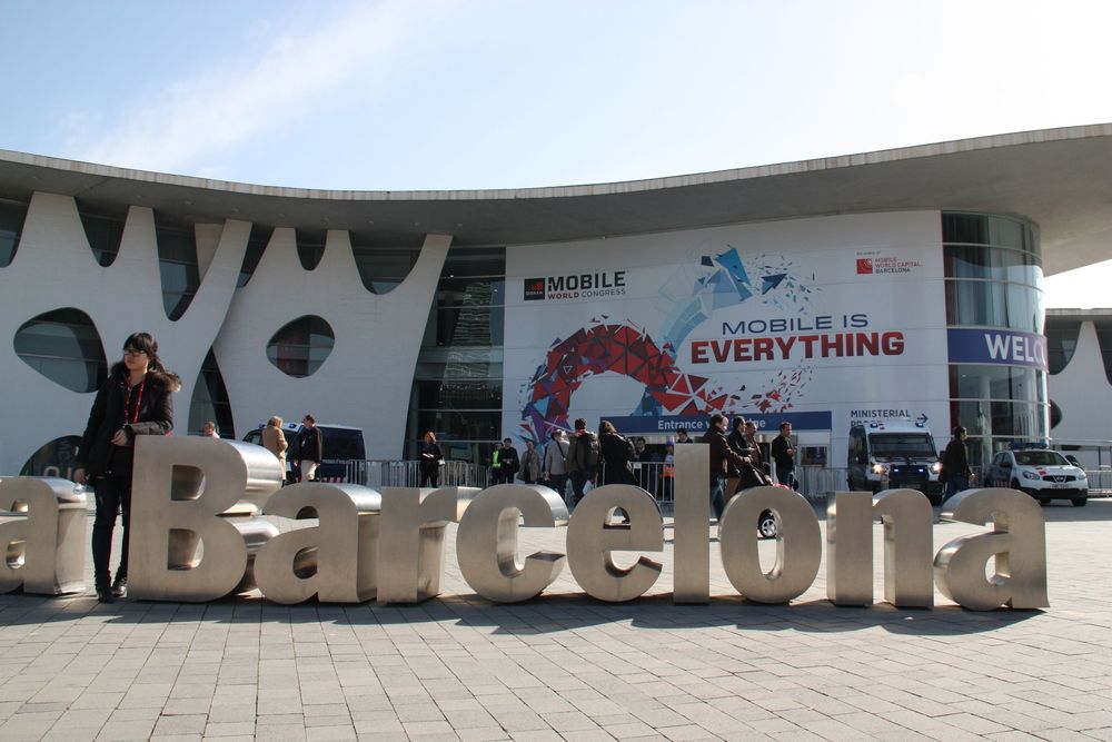 Mobile world congress event in Barcelona